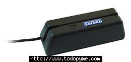 Foto Glancetron 1200, USB, black [Magnetic stripe reader (3-tracks), USB (R